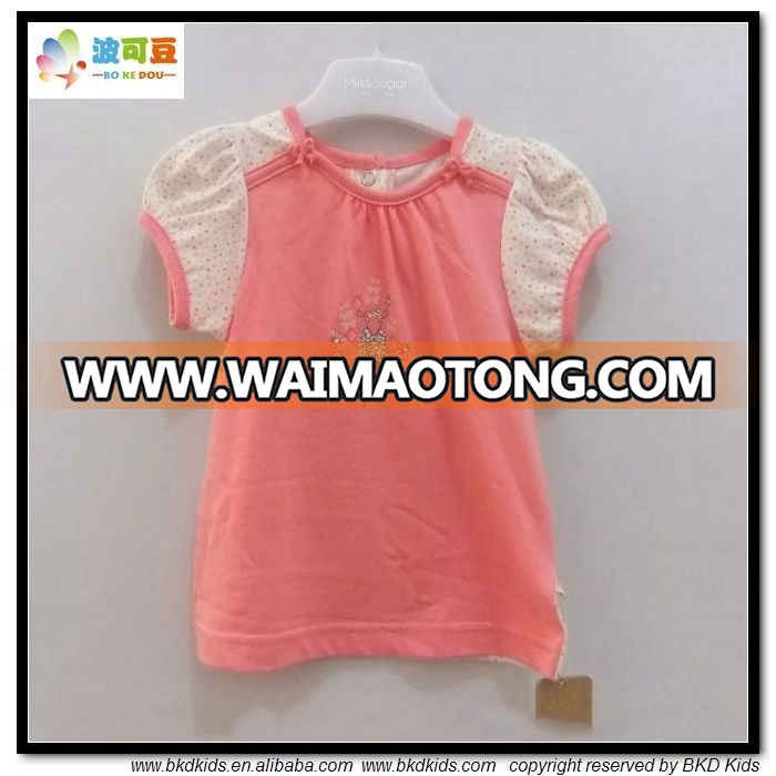 Newborn Design Baby Clothes Bubble Sleeve Baby T-Shirt