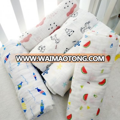 New design baby muslin bamboo swaddle blanket bamboo