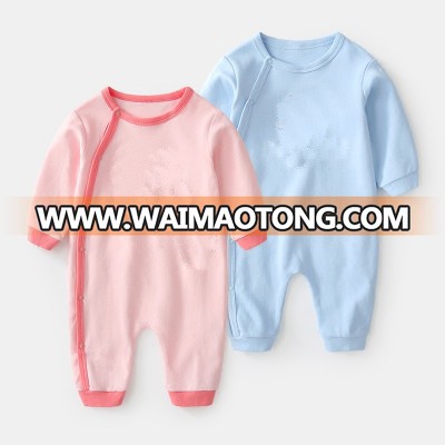 New style wholesale breathable organic cotton baby romper