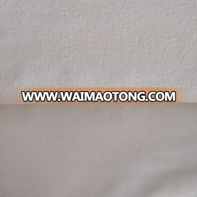 high quality organic knitted bamboo hemp spandex stretch terry cloth fabric