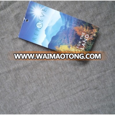 China supplier hemp R.P.E.T jersey knitted fabric for t-shirts