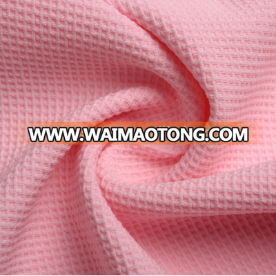 hemp organic cotton knitted waffle fabric